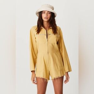 Jen's Pirate Booty Mustard Yellow Romper Jacket
